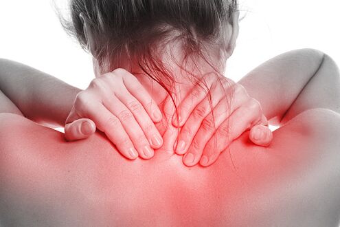 Dolor de cuello con osteocondrosis cervical